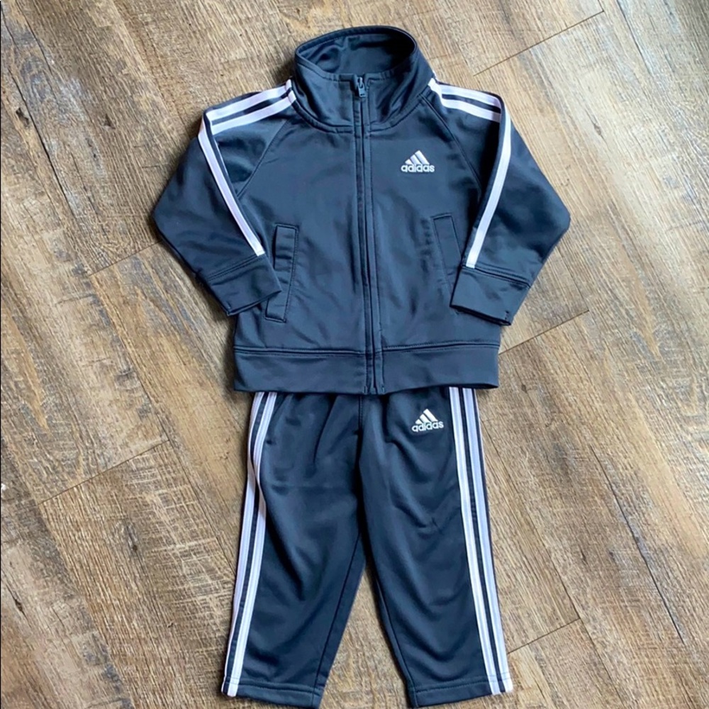 Adidas baby boy track jacket and pants